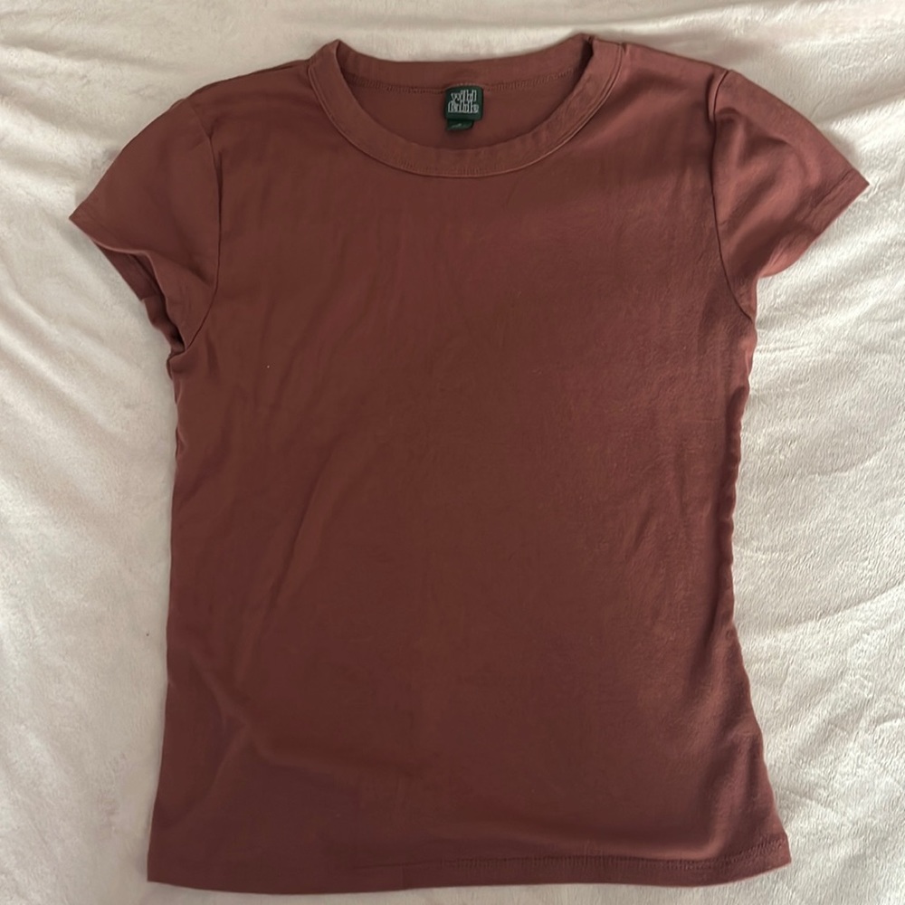 Burnt Orange fitted Shirt